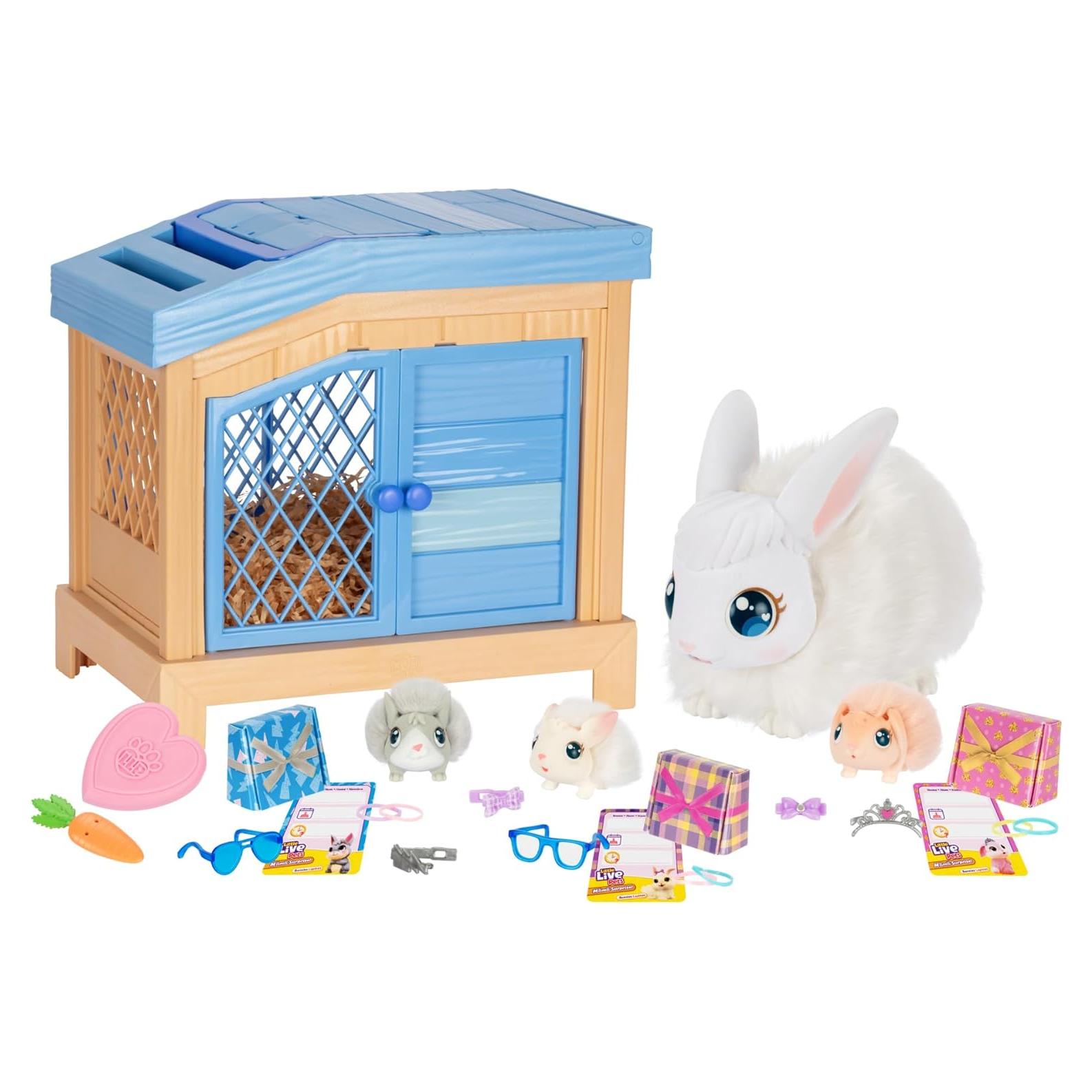 Little Live Pets Mama Sorpresa Conejo Interactivo 3 Bebés