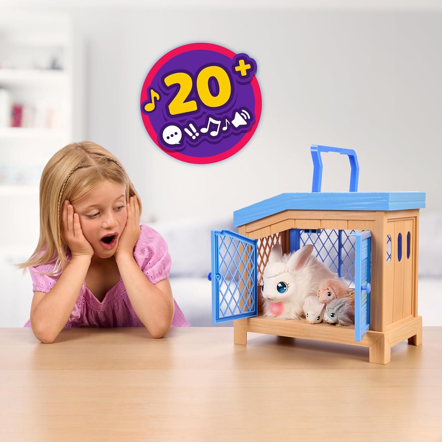Little Live Pets Mama Sorpresa Conejo Interactivo 3 Bebés