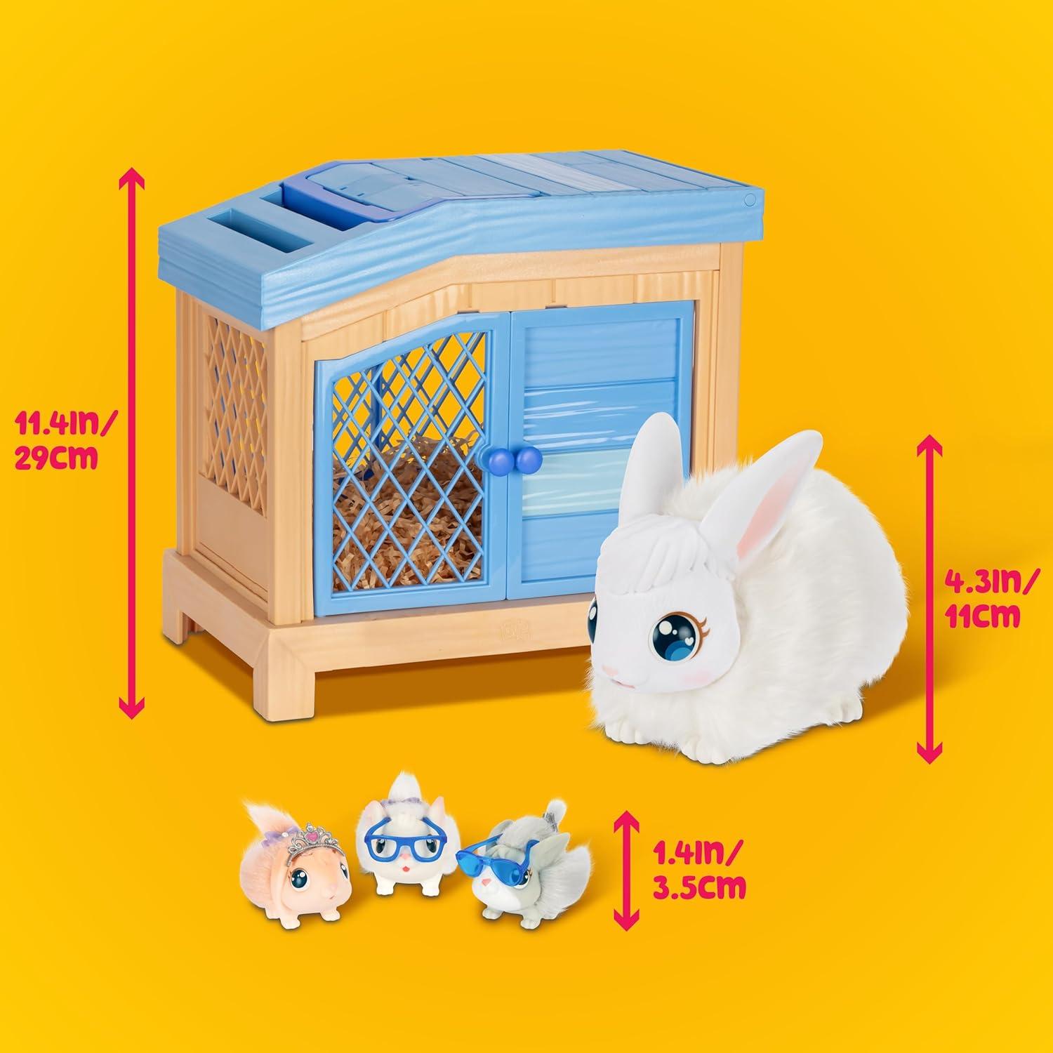 Little Live Pets Mama Sorpresa Conejo Interactivo 3 Bebés