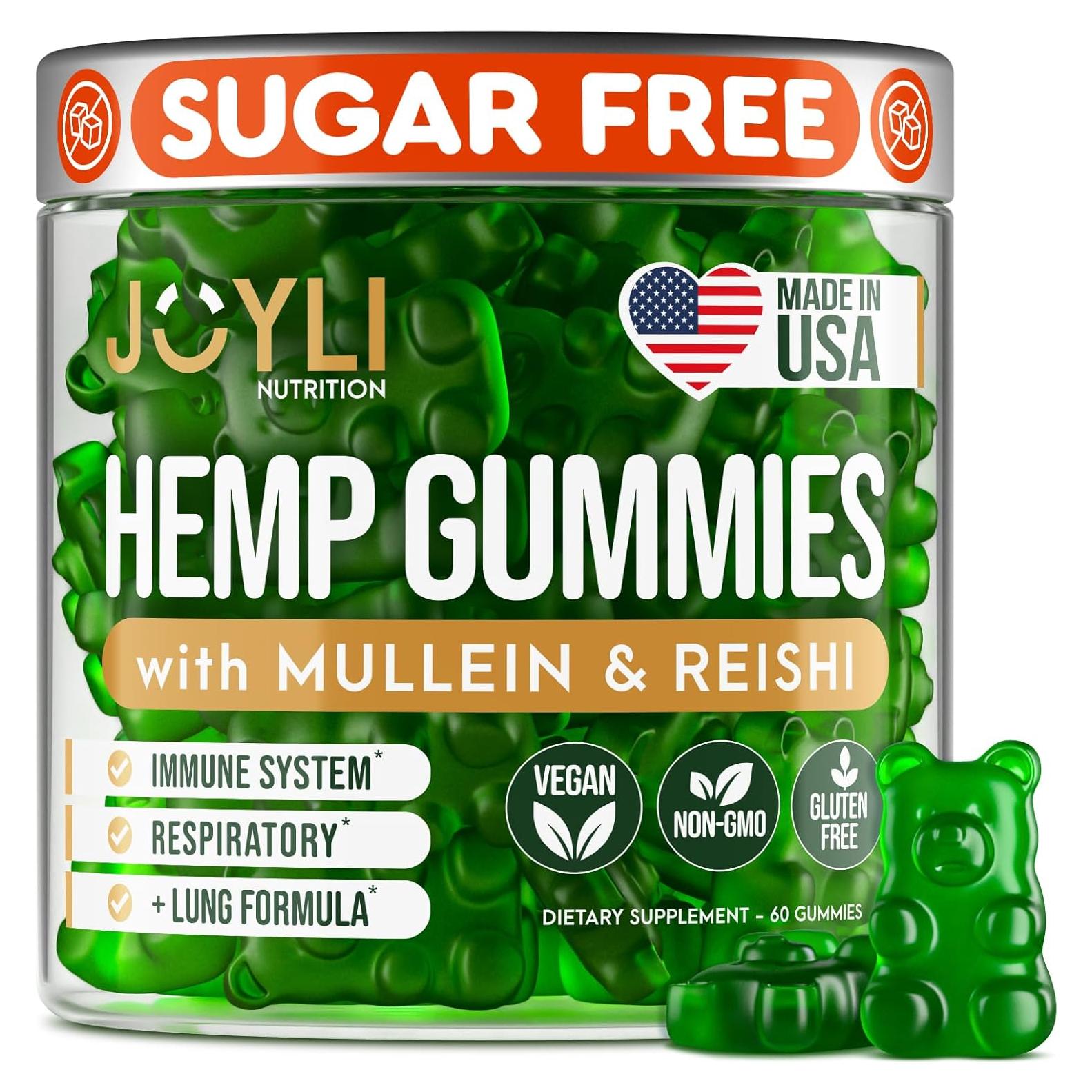 Gomitas de Cañamo JOYLI 60 Unidades - Soporte Pulmonar Natural