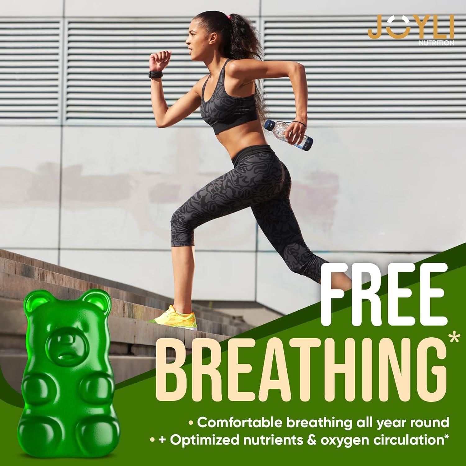 Gomitas de Cañamo JOYLI 60 Unidades - Soporte Pulmonar Natural