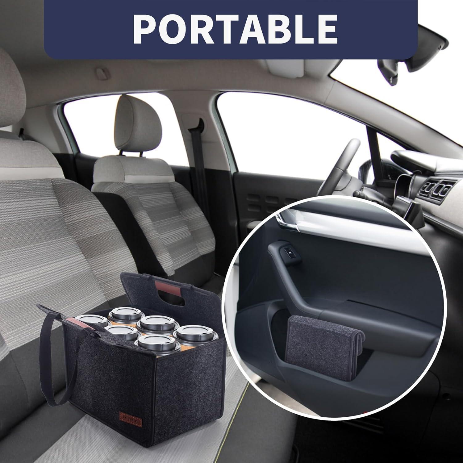 Portador de Bebidas Foyego 6 Tazas Aislado Plegable