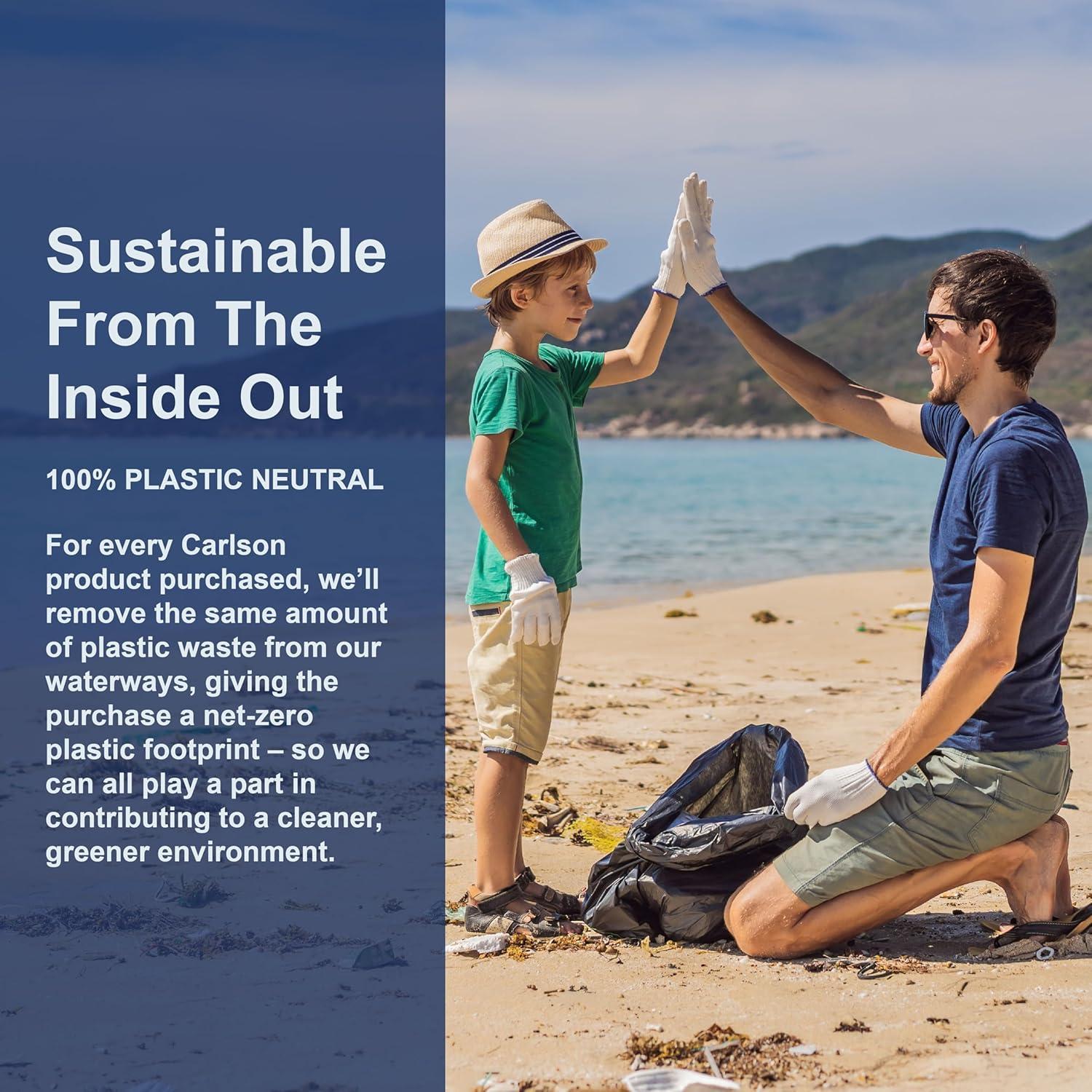 Carlson Aceite de Hígado de Bacalao 1000 mg + Vitaminas A y D3 - 100 Cápsulas