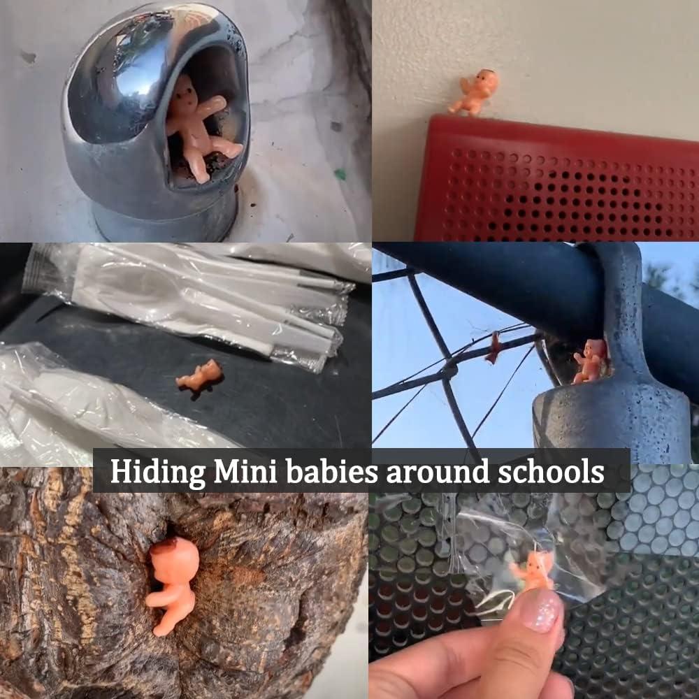 180 Mini Bebés de Plástico JUXINDA 2.54 cm para Fiestas