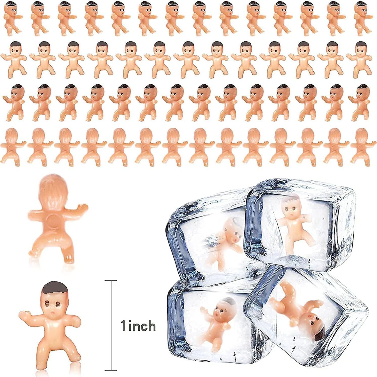180 Mini Bebés de Plástico JUXINDA 2.54 cm para Fiestas
