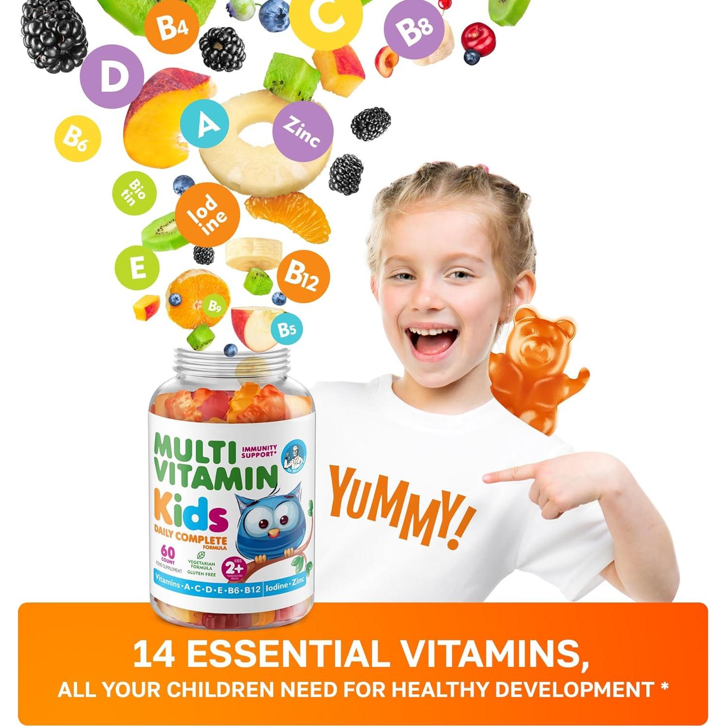 Gominolas Multivitamínicas para Niños Dr. Moritz 60 Unidades