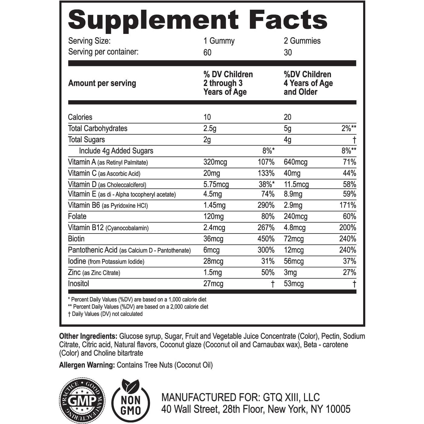 Gominolas Multivitamínicas para Niños Dr. Moritz 60 Unidades