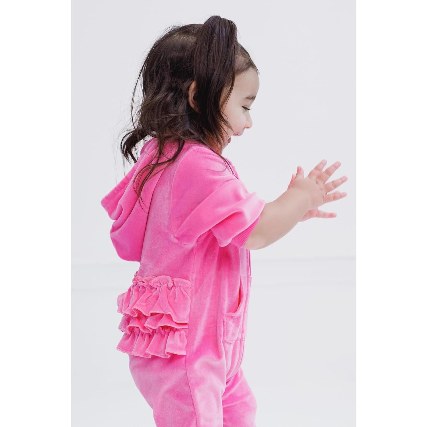Conjunto sudadera y pantalones Barbie para niñas 6-9 meses