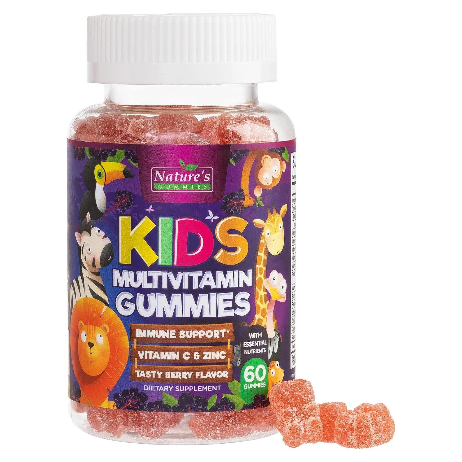 Multivitamina Gominolas Niños Nature's Nutrition 60 Unidades