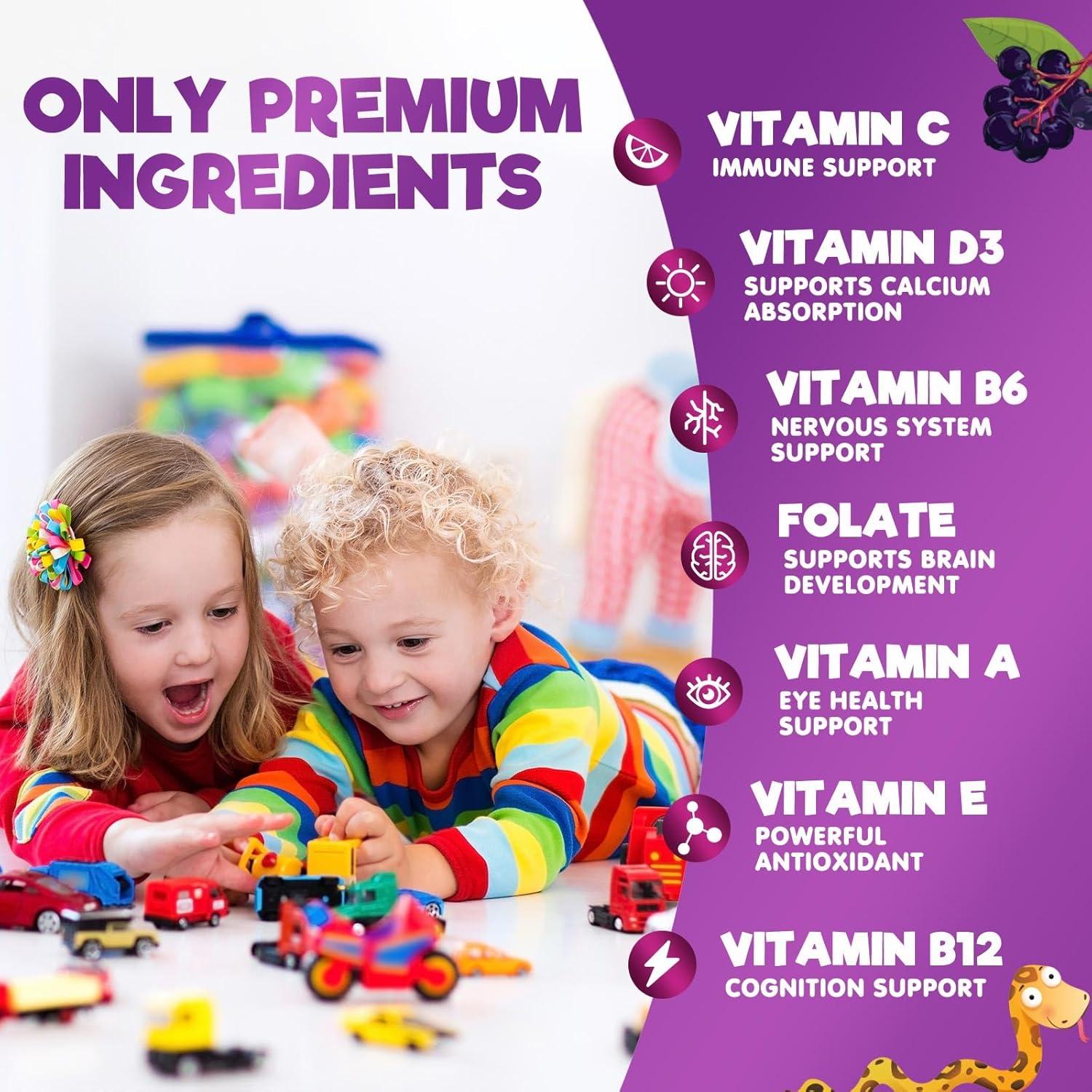 Multivitamina Gominolas Niños Nature's Nutrition 60 Unidades