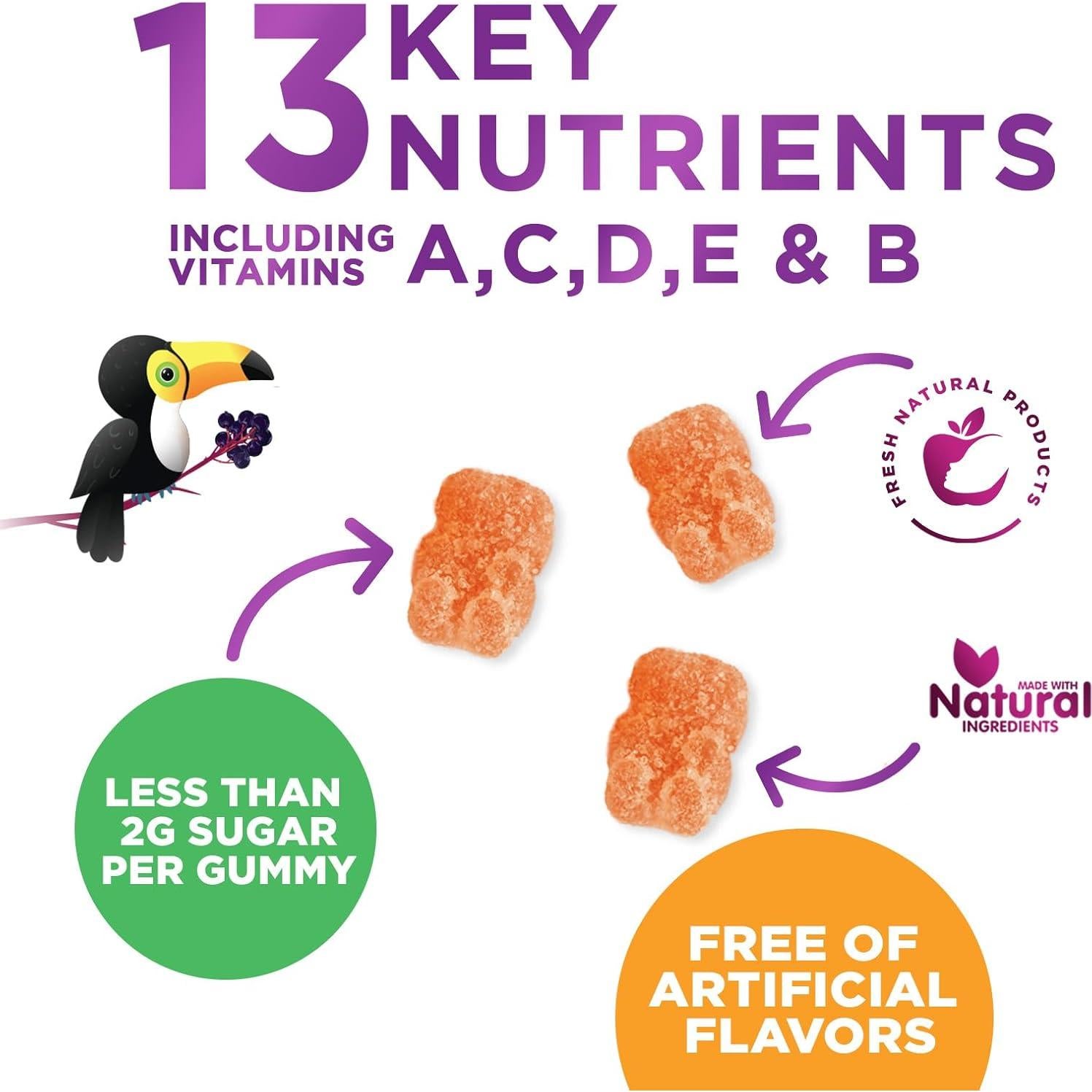 Multivitamina Gominolas Niños Nature's Nutrition 60 Unidades