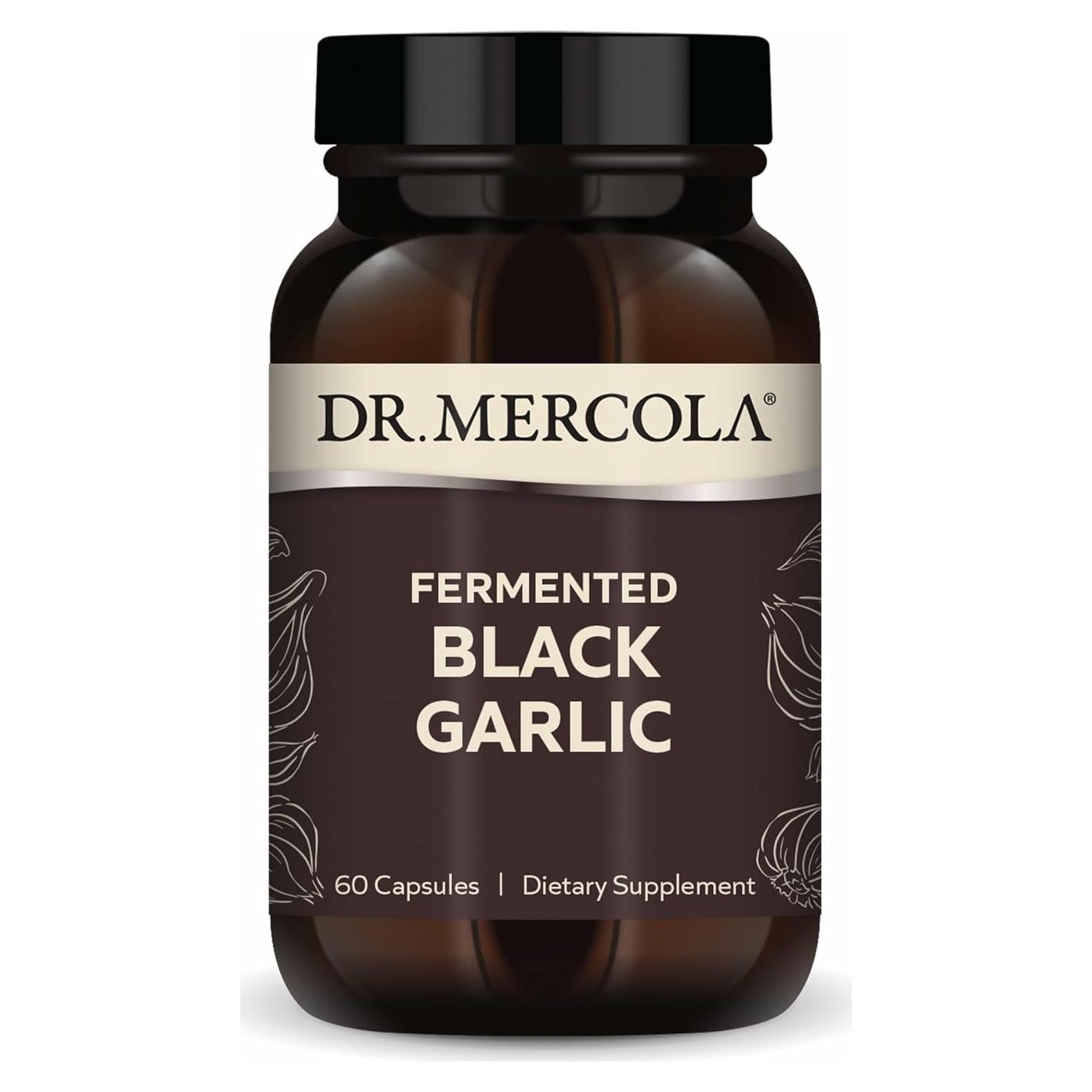 Ajo Negro Fermentado Dr. Mercola 60 Cápsulas Antioxidante