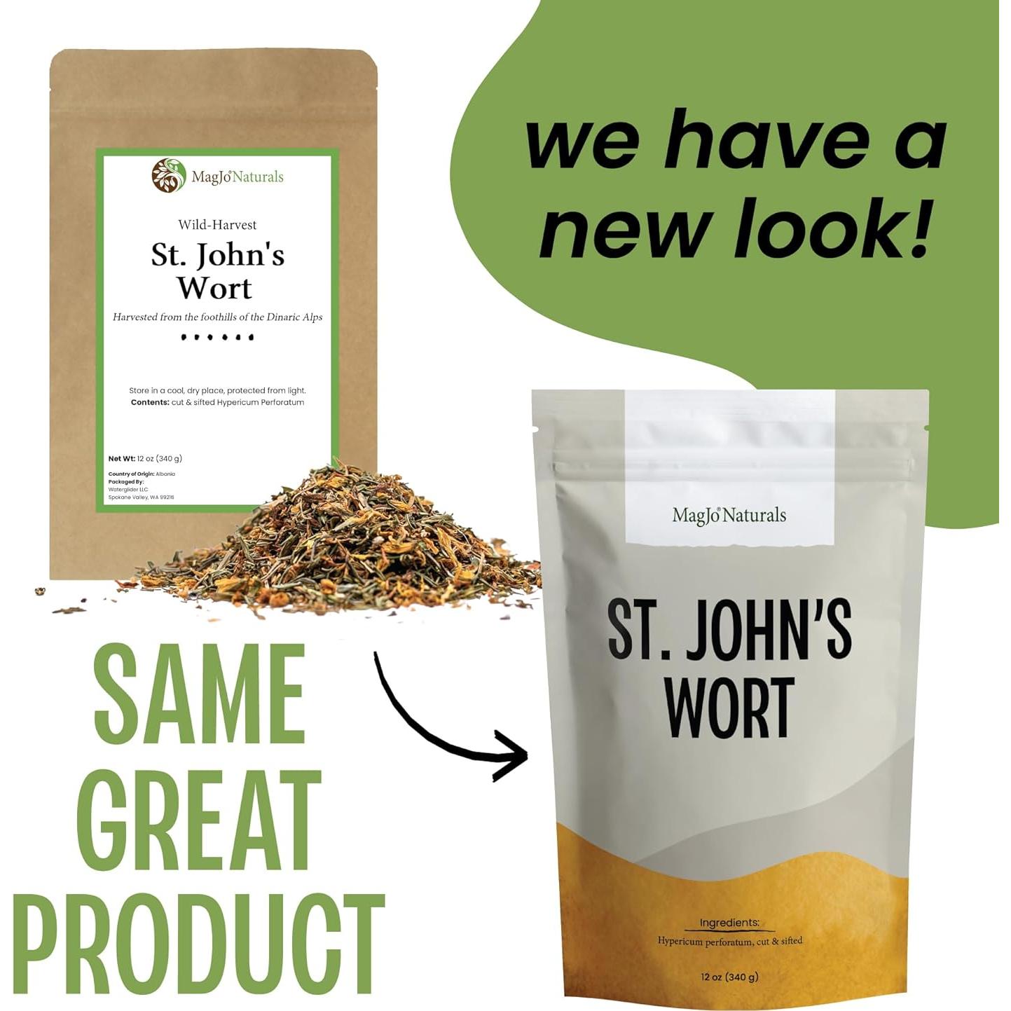 Hierba de San Juan MagJo 340g Natural - Cosechado en Europa