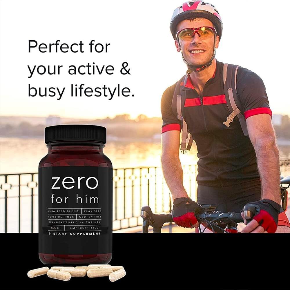 Suplemento de fibra vegano California Basics 500 cápsulas - Chía, linaza y psyllium