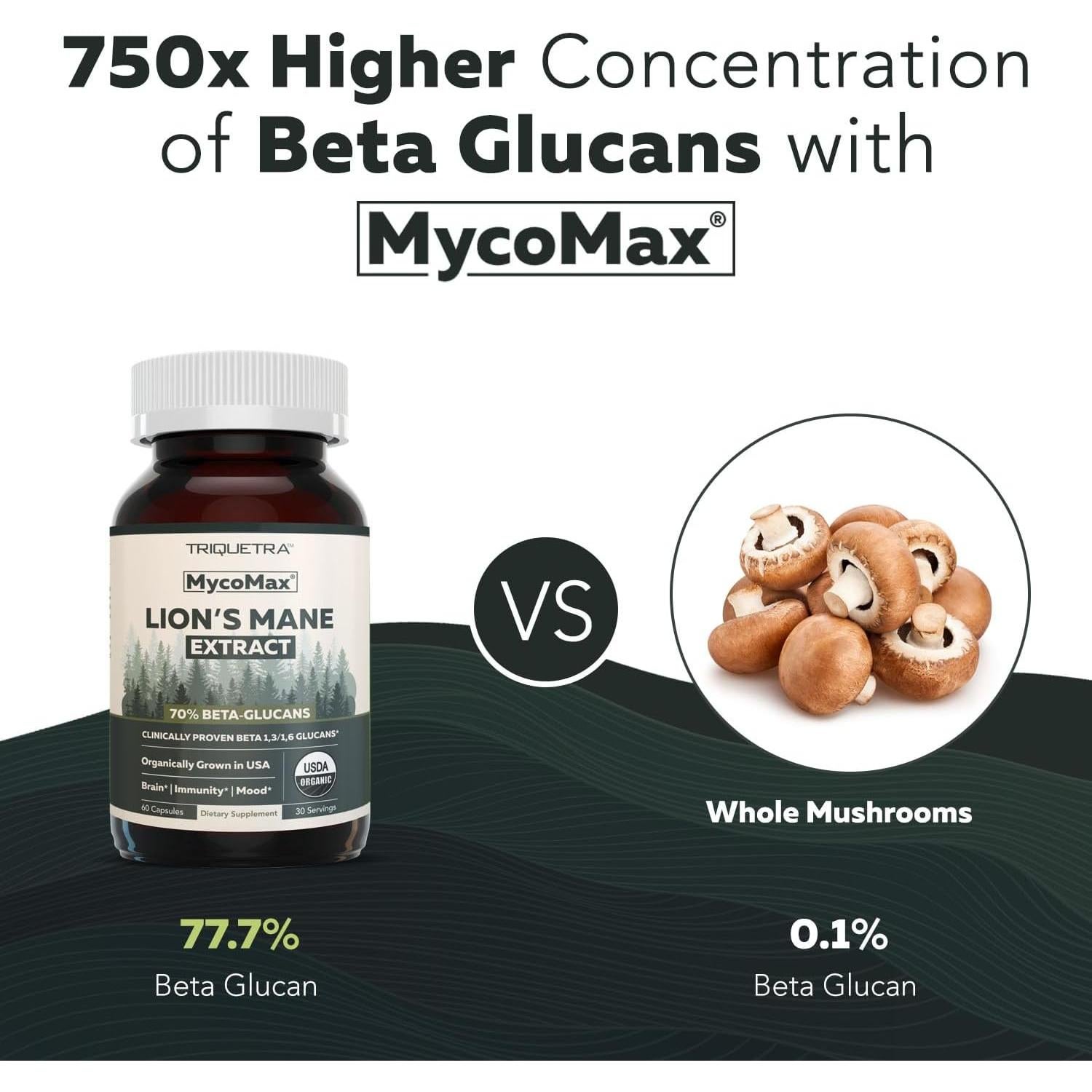 Suplemento MycoMax Melena de León 500 mg - 60 Cápsulas