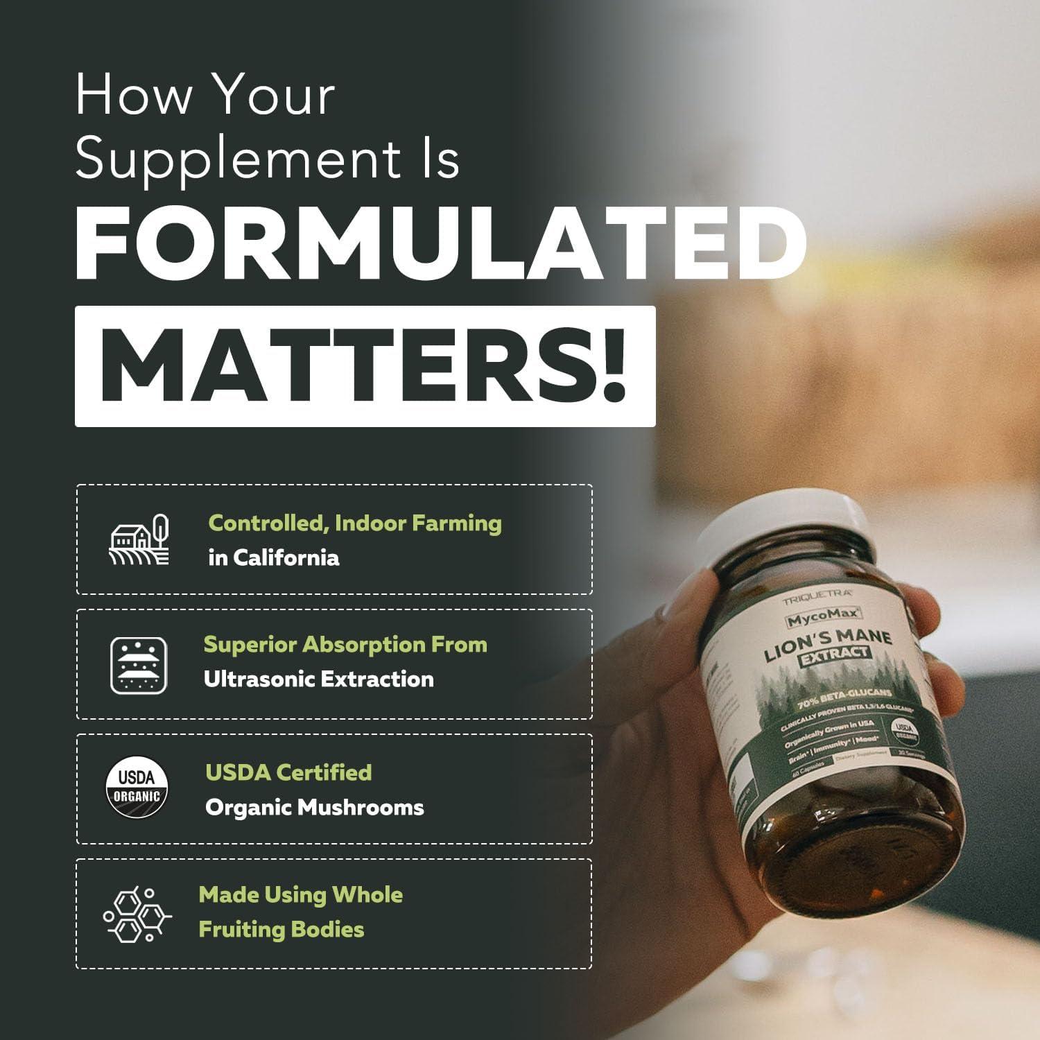 Suplemento MycoMax Melena de León 500 mg - 60 Cápsulas