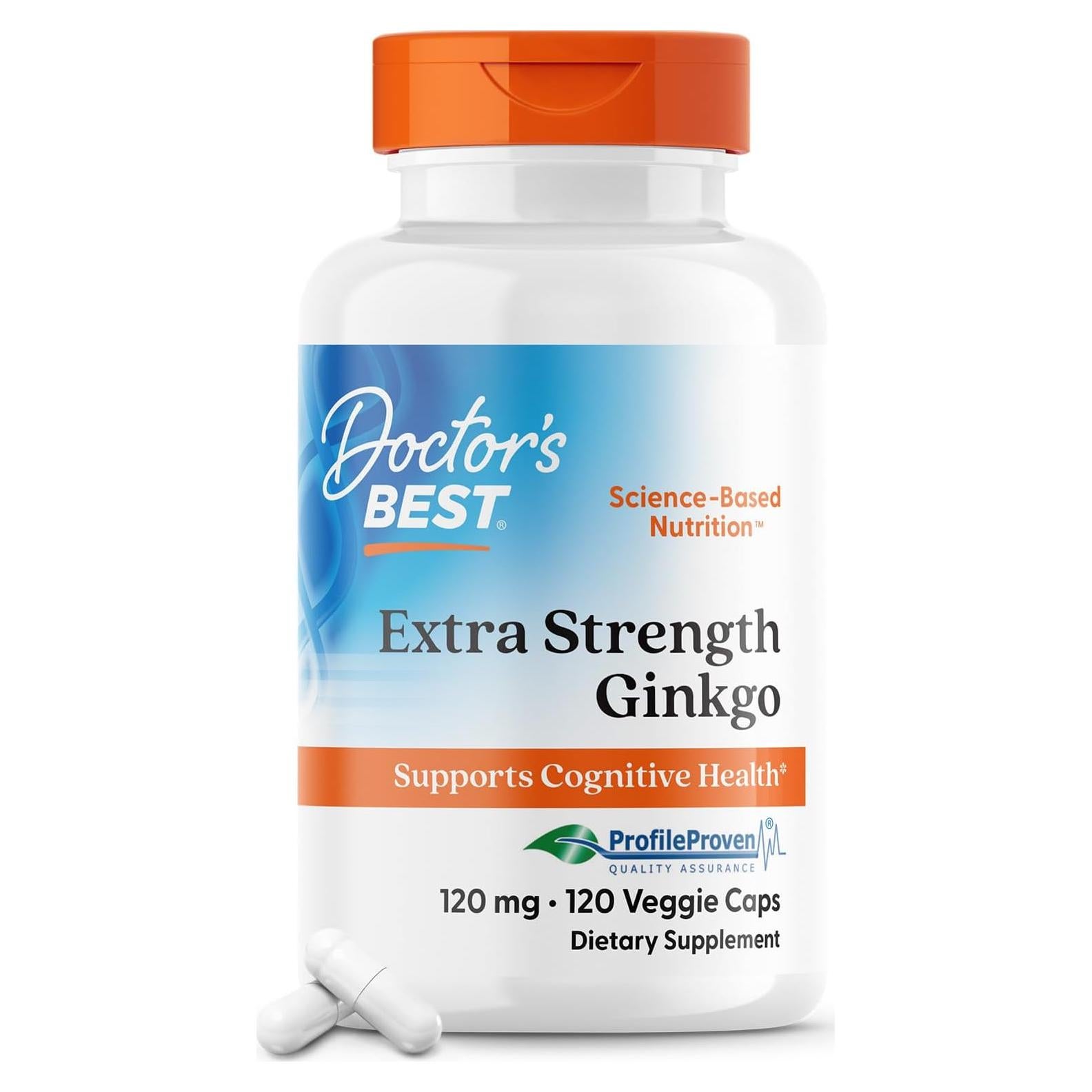 Ginkgo Biloba Extra Fuerte Doctor 120 mg 120 Cápsulas Veganas