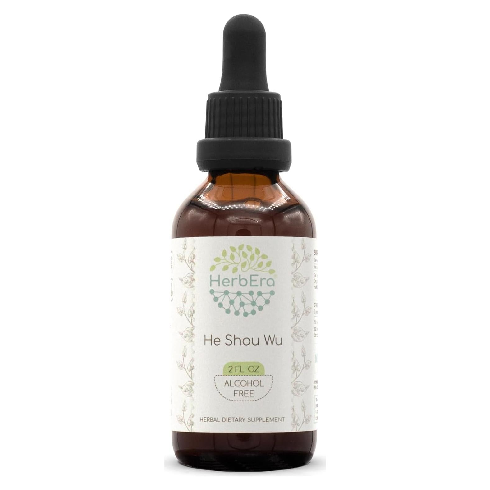 Extracto Herbal He Shou Wu HerbEra 59.15 ml Sin Alcohol