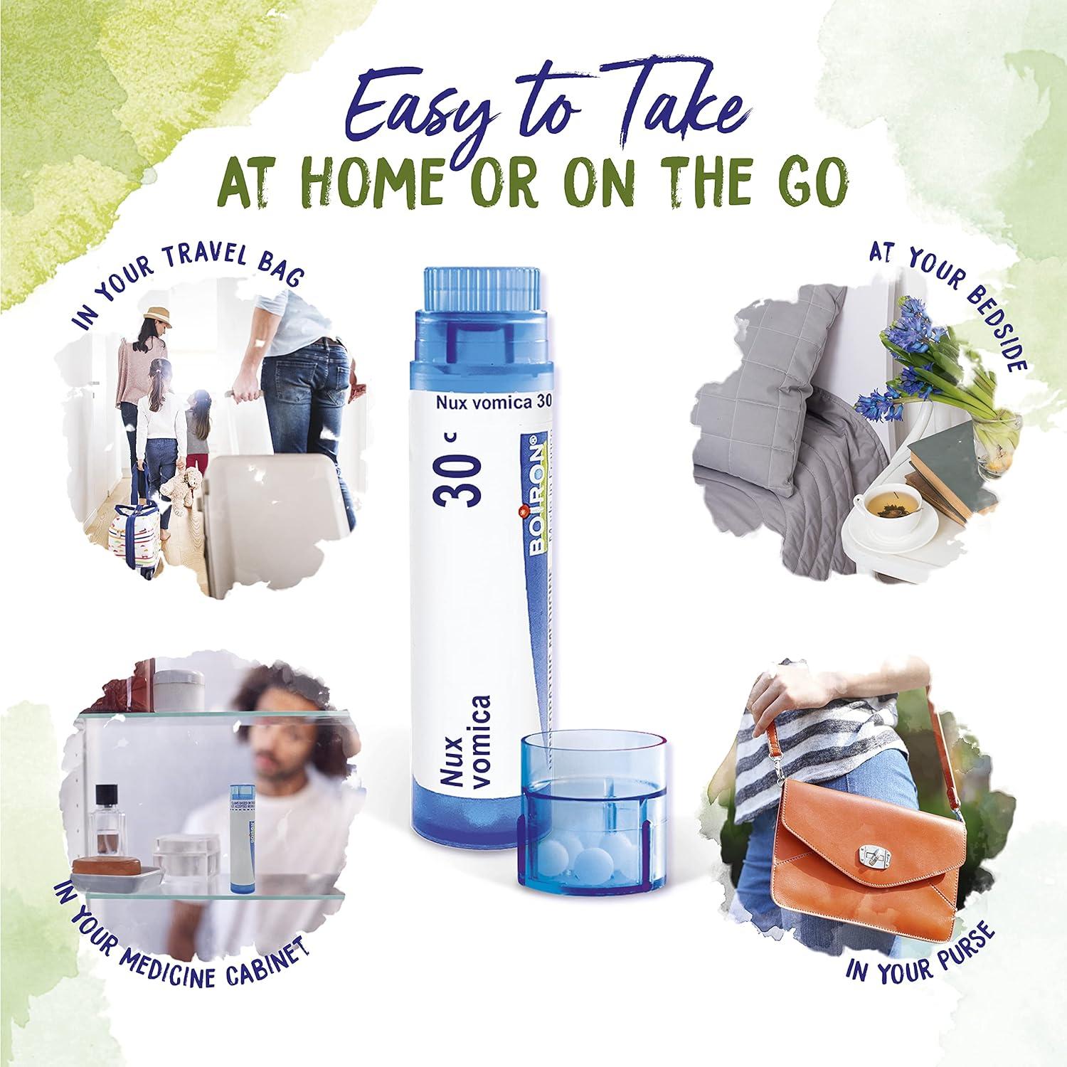 Boiron Nux Vomica 30C Homeopatía Alivio Resaca 240 Gránulos