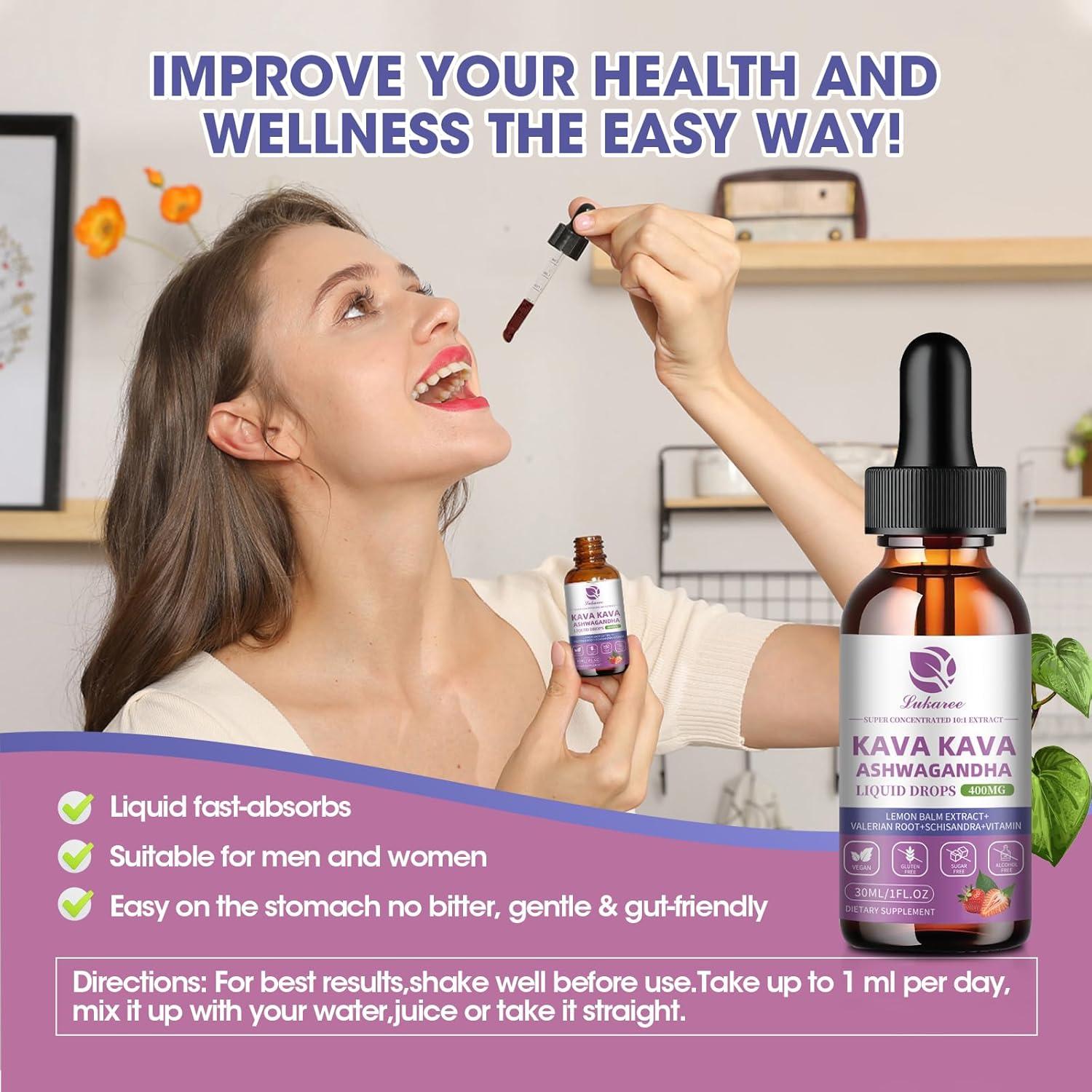 Extracto Líquido de Kava Kava Lukaree 29.57 ml Vegano