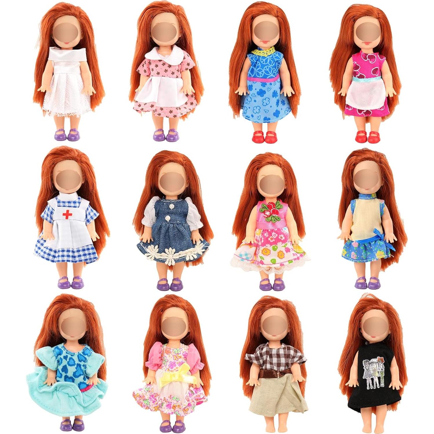 Conjunto de Ropa para Muñeca BARWA 6 Piezas 10.99 cm