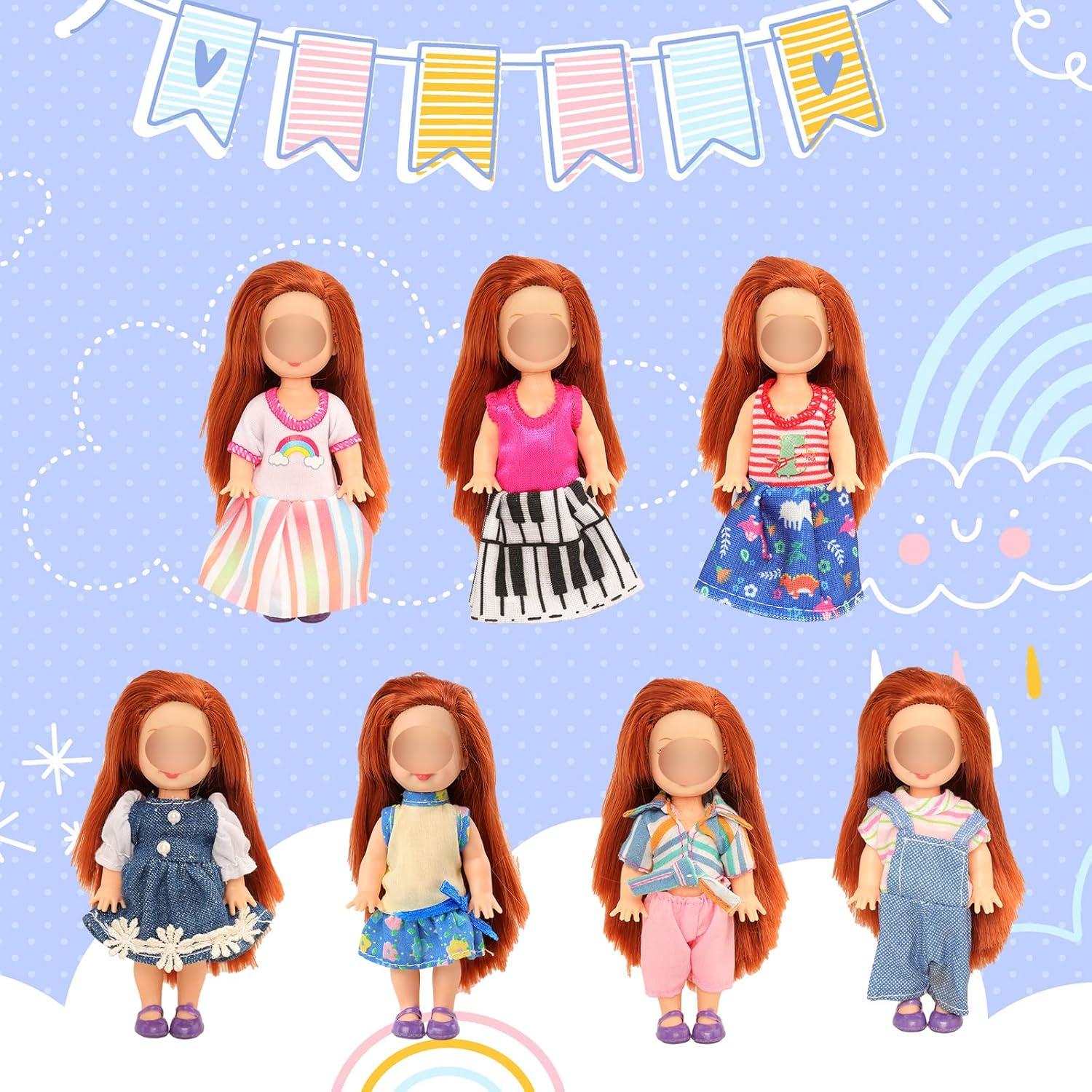 Conjunto de Ropa para Muñeca BARWA 6 Piezas 10.99 cm