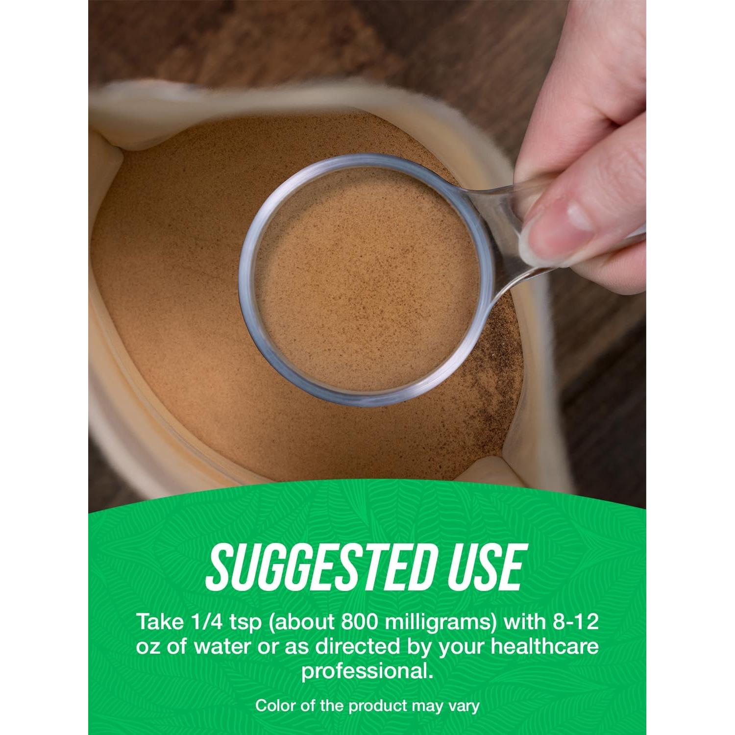 Polvo de Extracto de Hoja de Plátano BulkSupplements 100g Suplemento Herbal