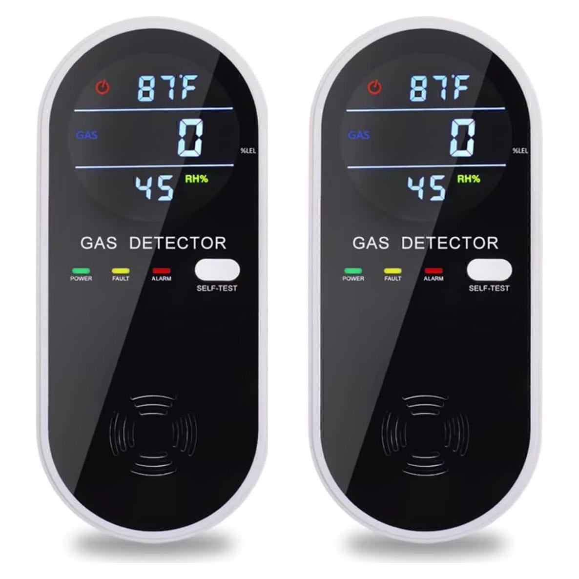 Detector de Gas Natural 3-en-1 Genérico KH107 LCD Con Alarma