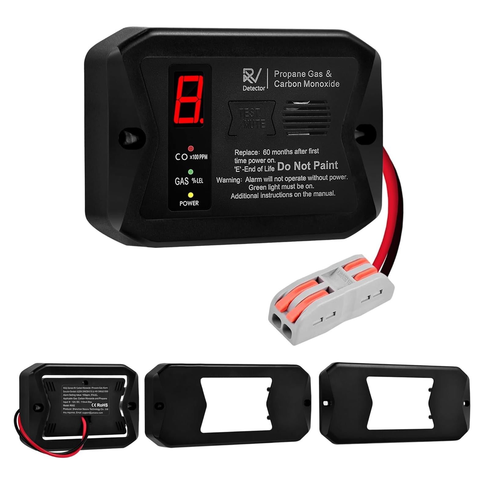 Detector de Gas Propano y Monóxido de Carbono PROTECTMETER 12V