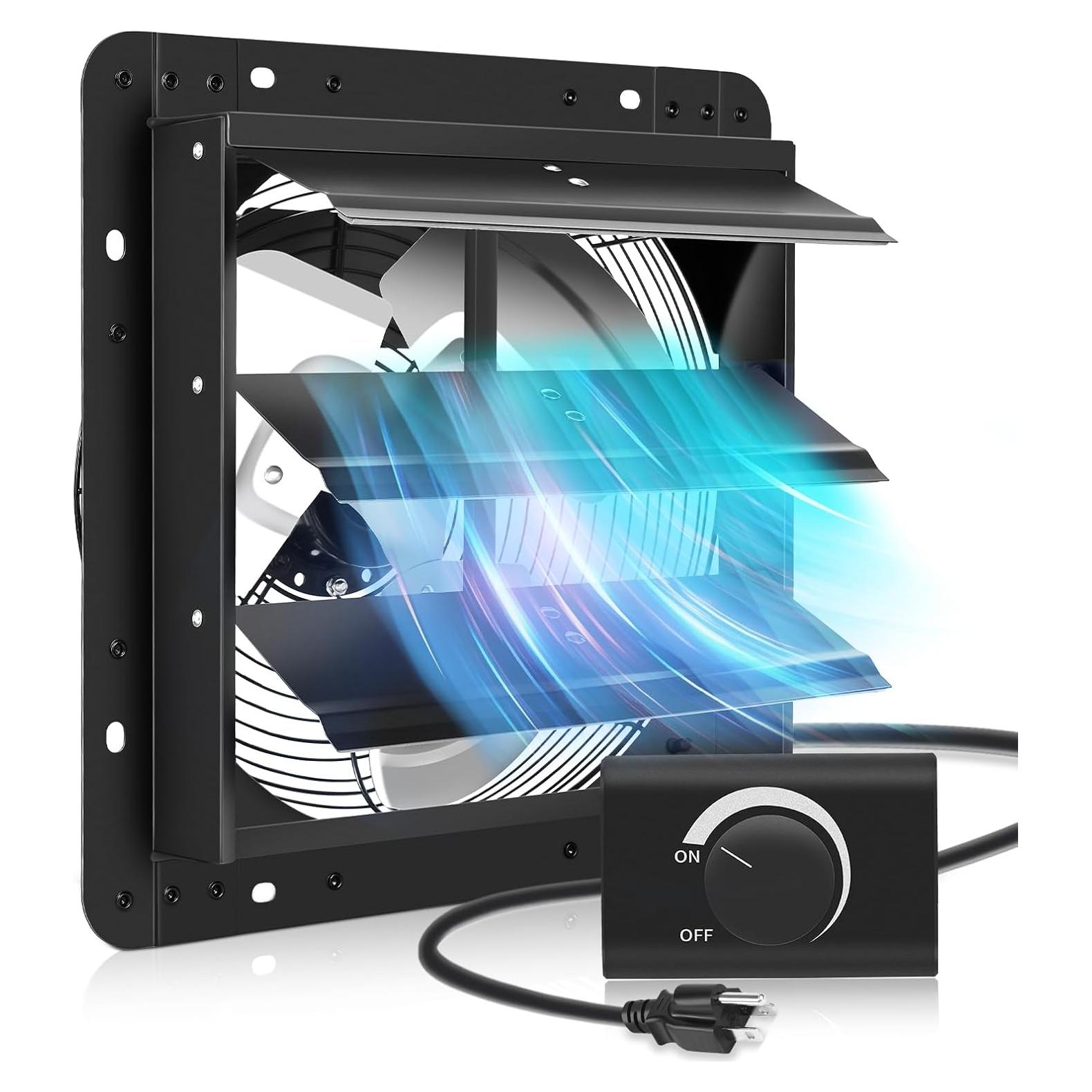 Ventilador de Escape FAREAST 30 cm con Controlador de Velocidad