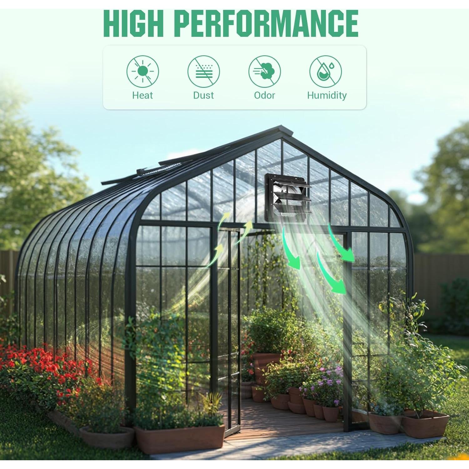 Ventilador de Escape FAREAST 30 cm con Controlador de Velocidad