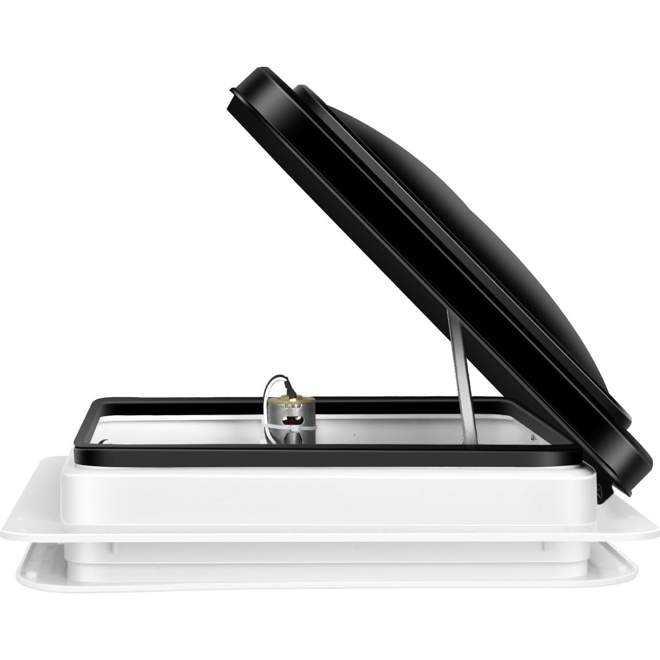 Ventilador de Techo Reversible Livpow 12V 14" x 14" Tapa Negra