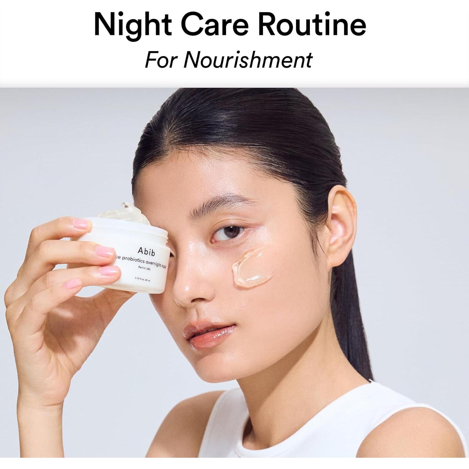 Máscara de Noche Hidratante Abib Jelly Barrera 80 ml Probioticos