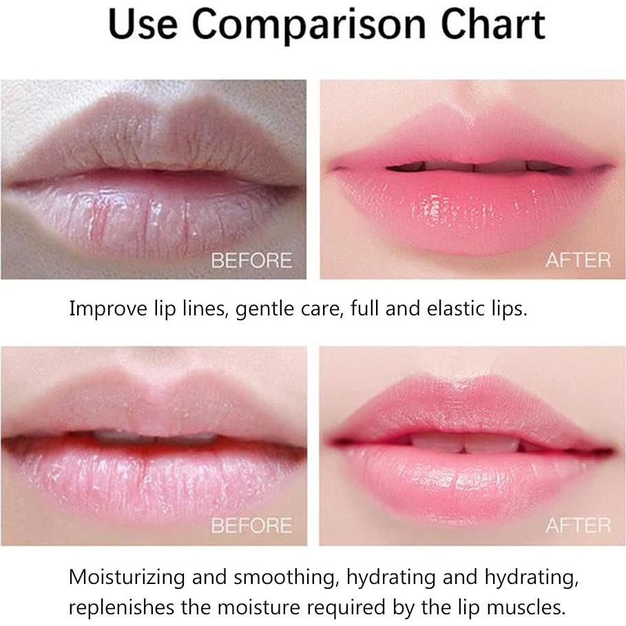 Mascarilla Hidratante para Labios Miniling - 20 Piezas Rosa