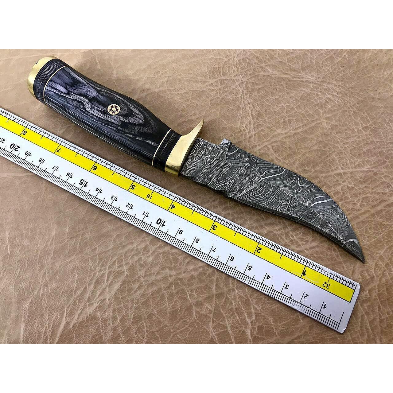 Cuchillo de Desollado Palacio Damasco 21.59 cm Acero Damasco
