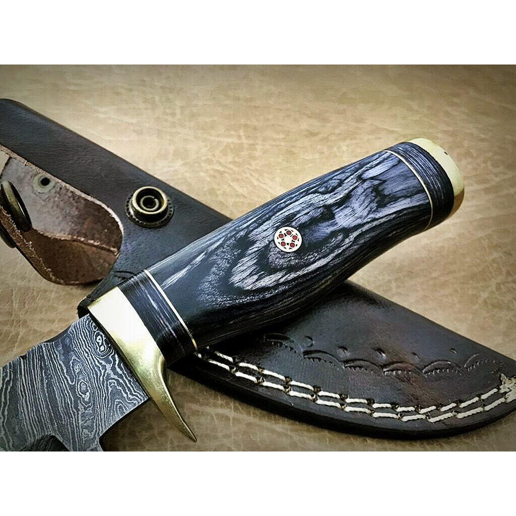 Cuchillo de Desollado Palacio Damasco 21.59 cm Acero Damasco