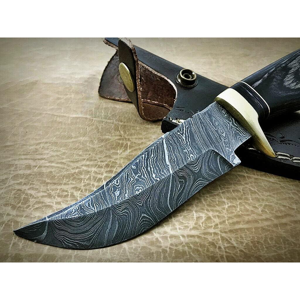 Cuchillo de Desollado Palacio Damasco 21.59 cm Acero Damasco