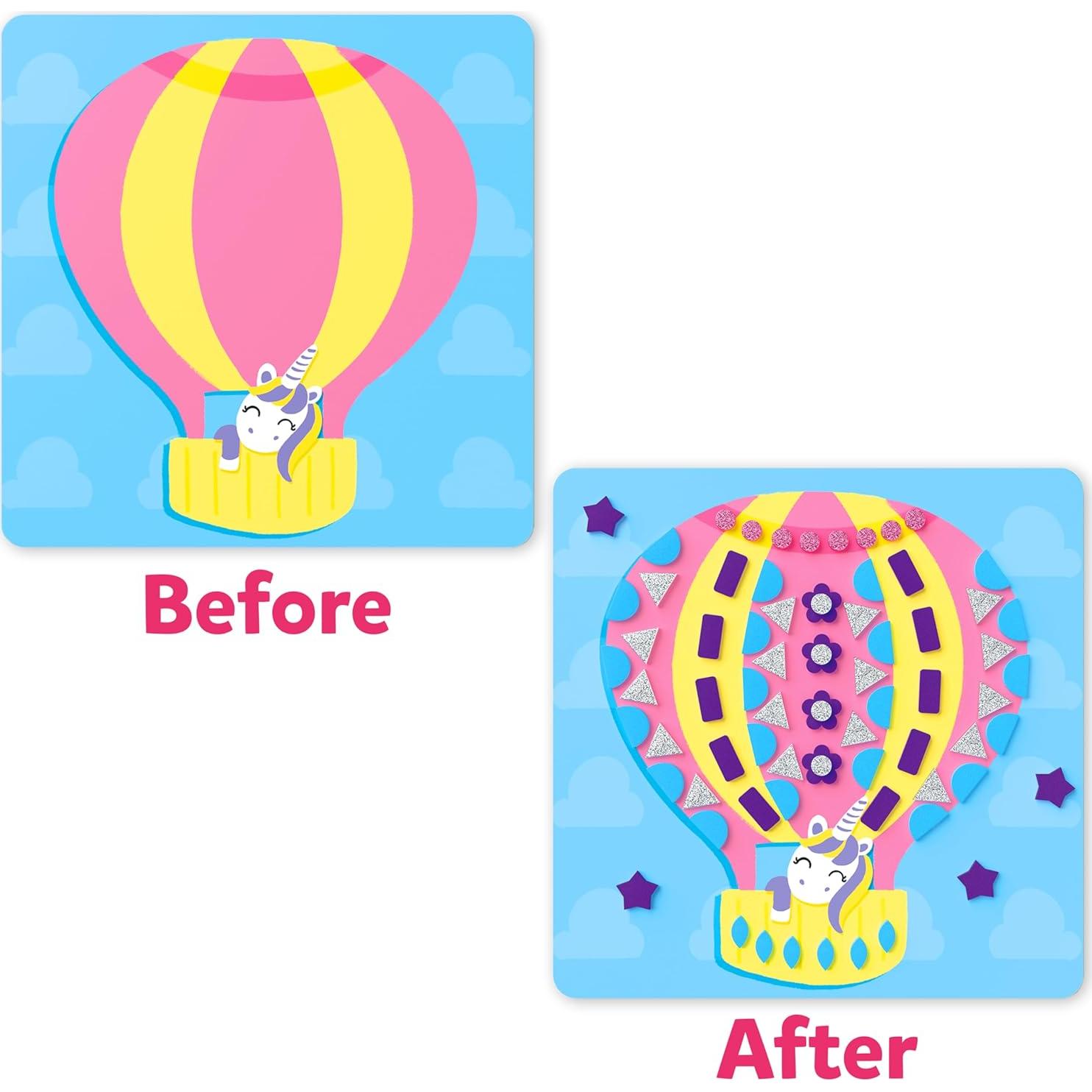 Kit de Arte Skillmatics Unicornios y Princesas 800 Stickers 3D