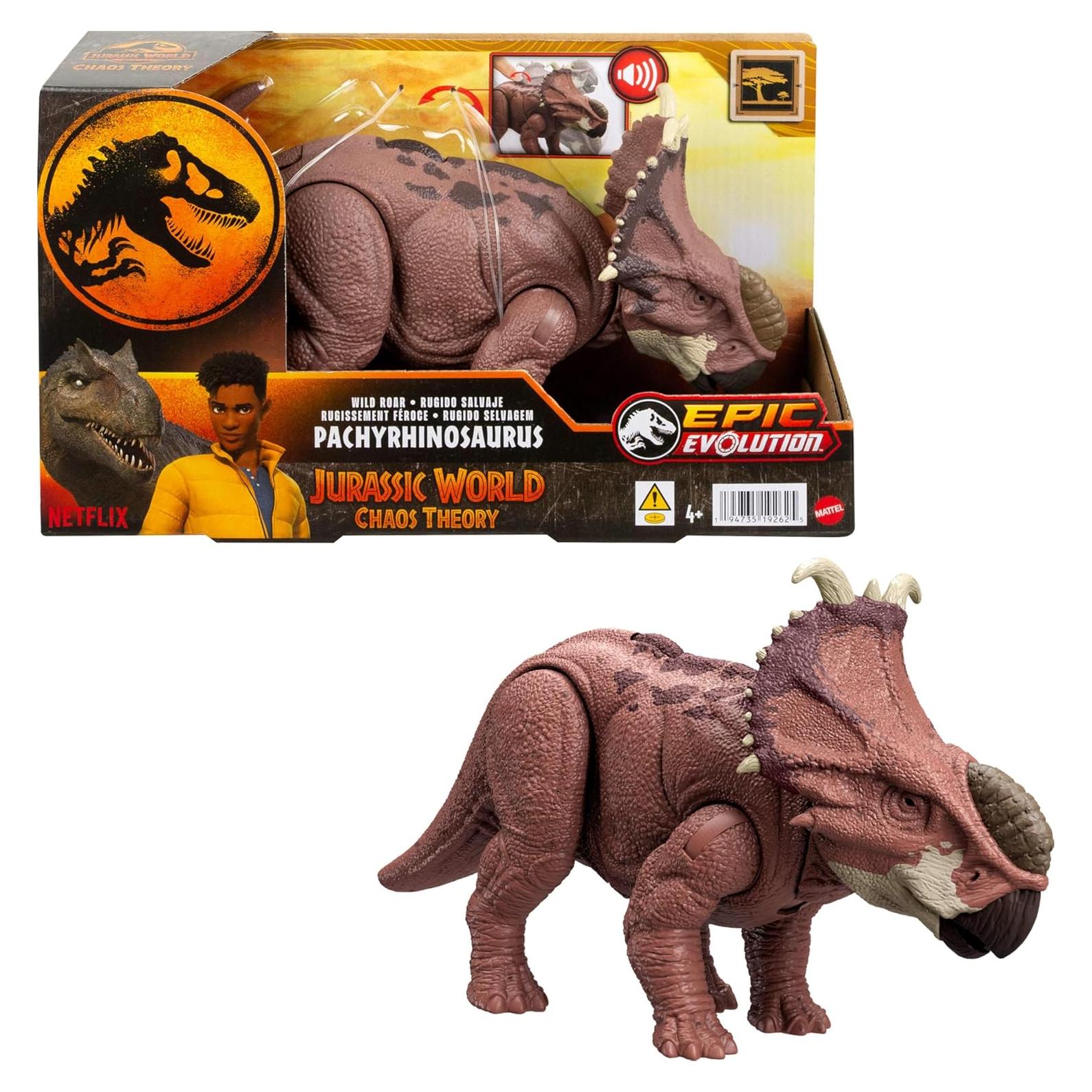 Figura de Acción Dinosaurio Mattel Jurassic World Pachyrhinosaurus