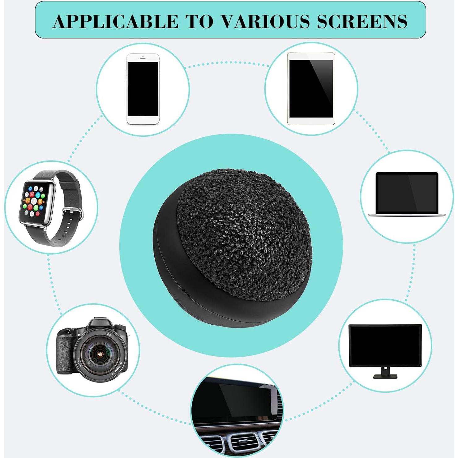 Bolas Limpiadoras de Pantalla Suclain - 4 Piezas Microfibra