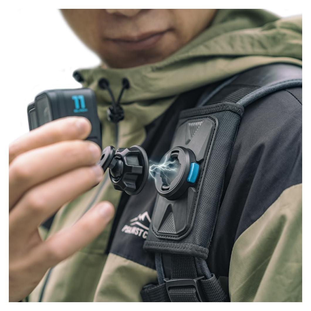 Soporte de Correa de Mochila Magnético SUREWO con Liberación Rápida