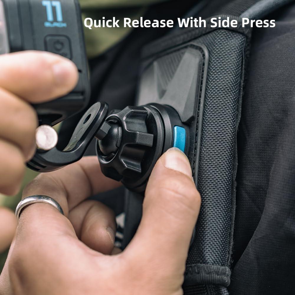 Soporte de Correa de Mochila Magnético SUREWO con Liberación Rápida