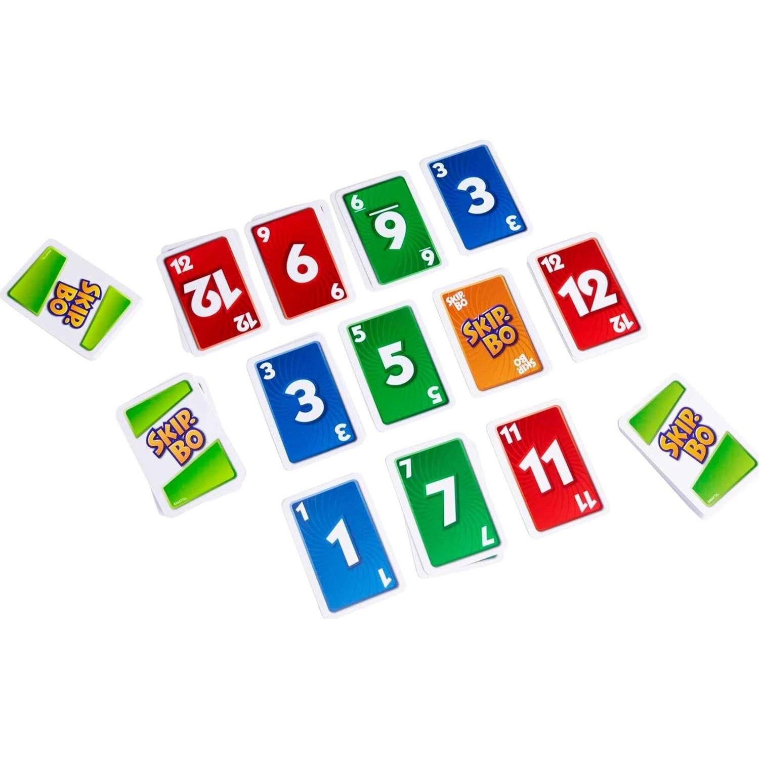 Juego de Cartas Skip-Bo Mattel en Lata Decorativa 2-6 Jugadores
