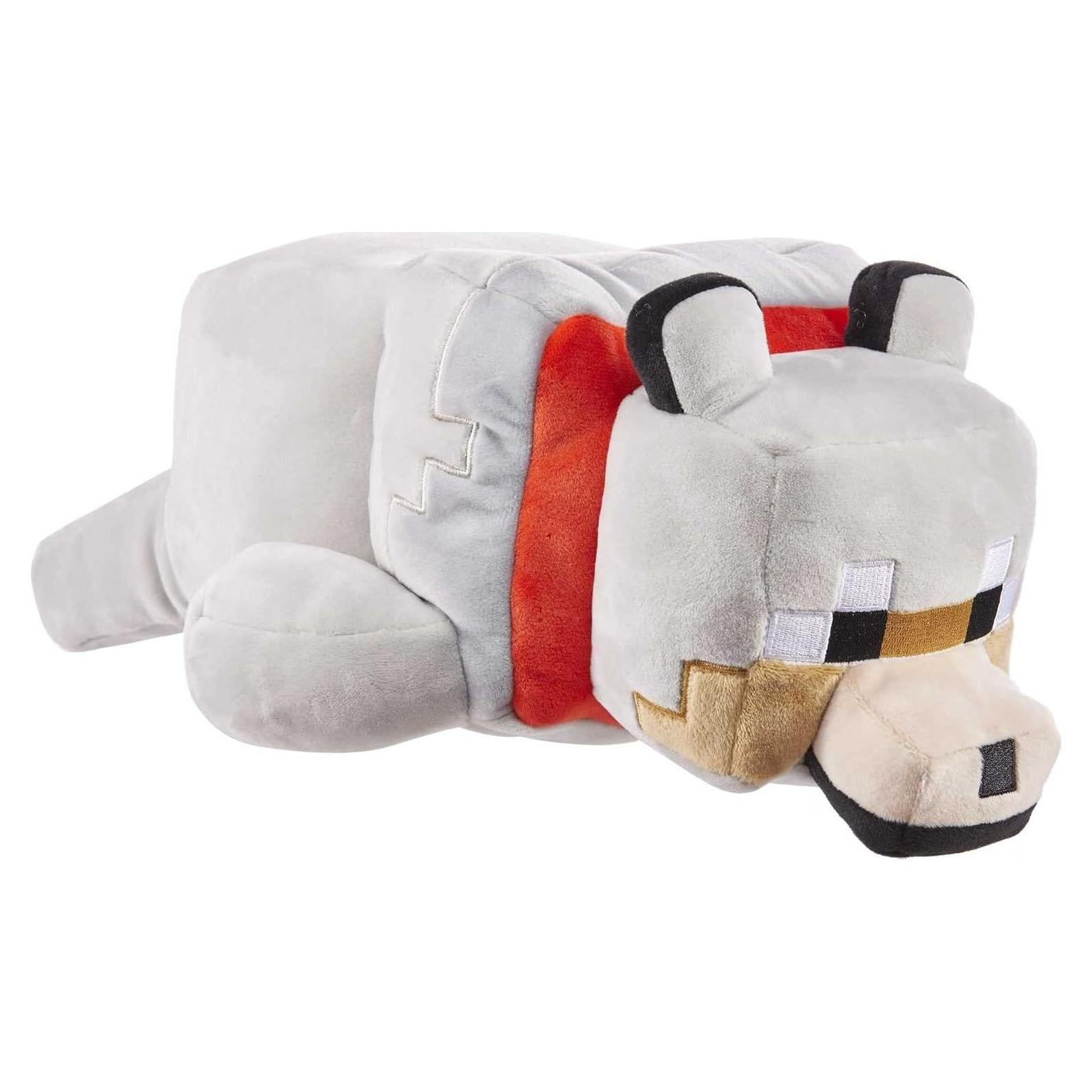 Figura de Peluche Mattel Minecraft Lobo 30 cm Suave Coleccionable