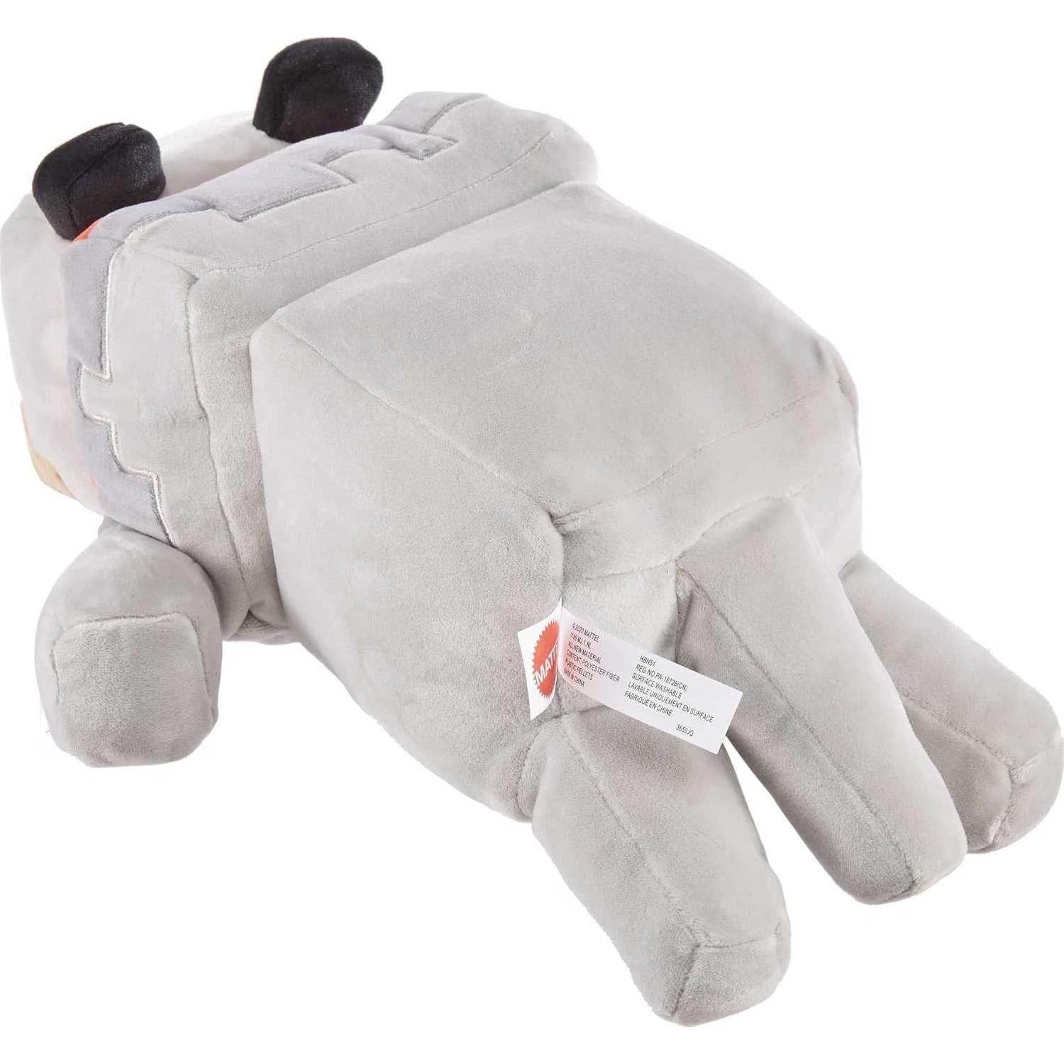 Figura de Peluche Mattel Minecraft Lobo 30 cm Suave Coleccionable