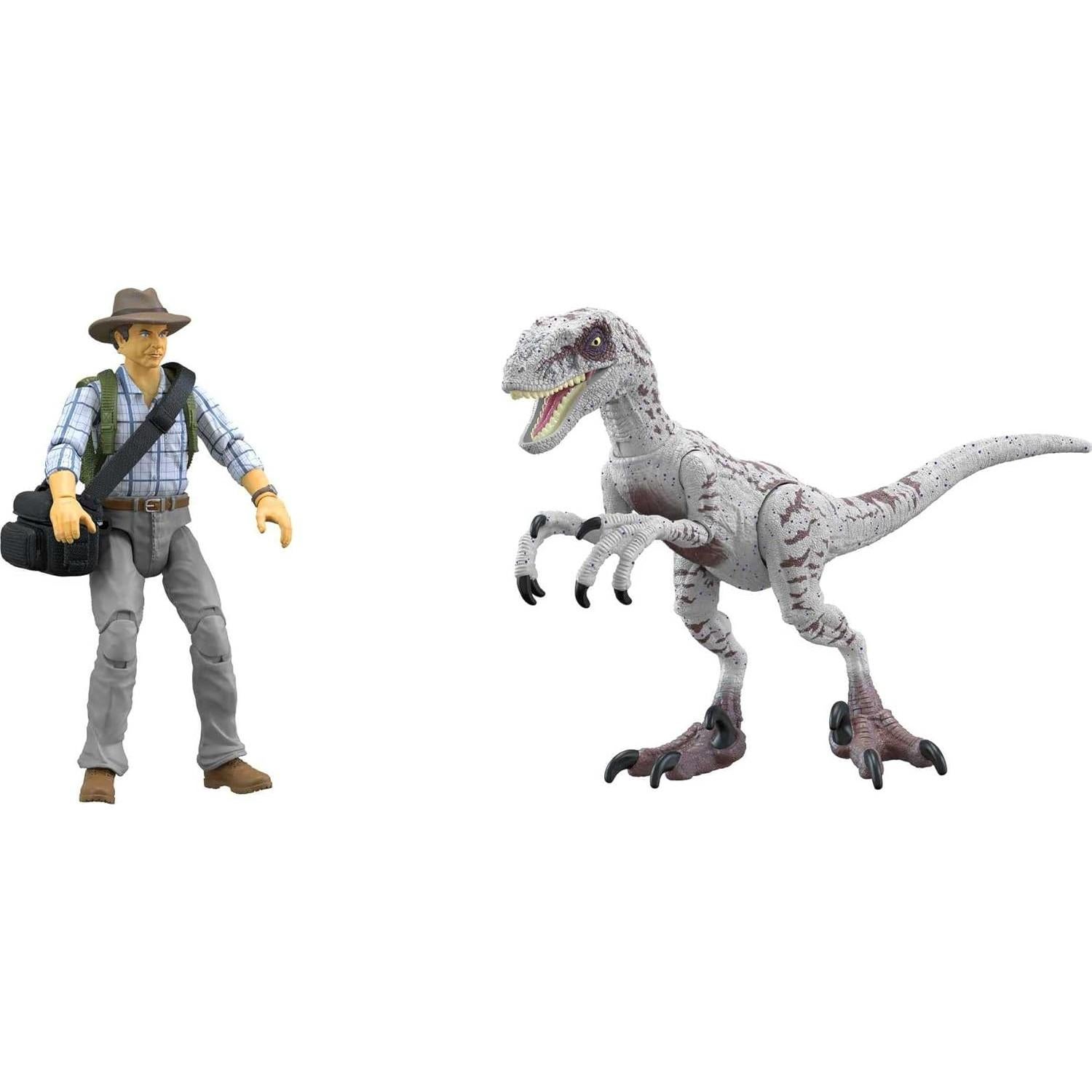 Conjunto de Figuras de Acción Mattel Jurassic World Dr. Alan Grant