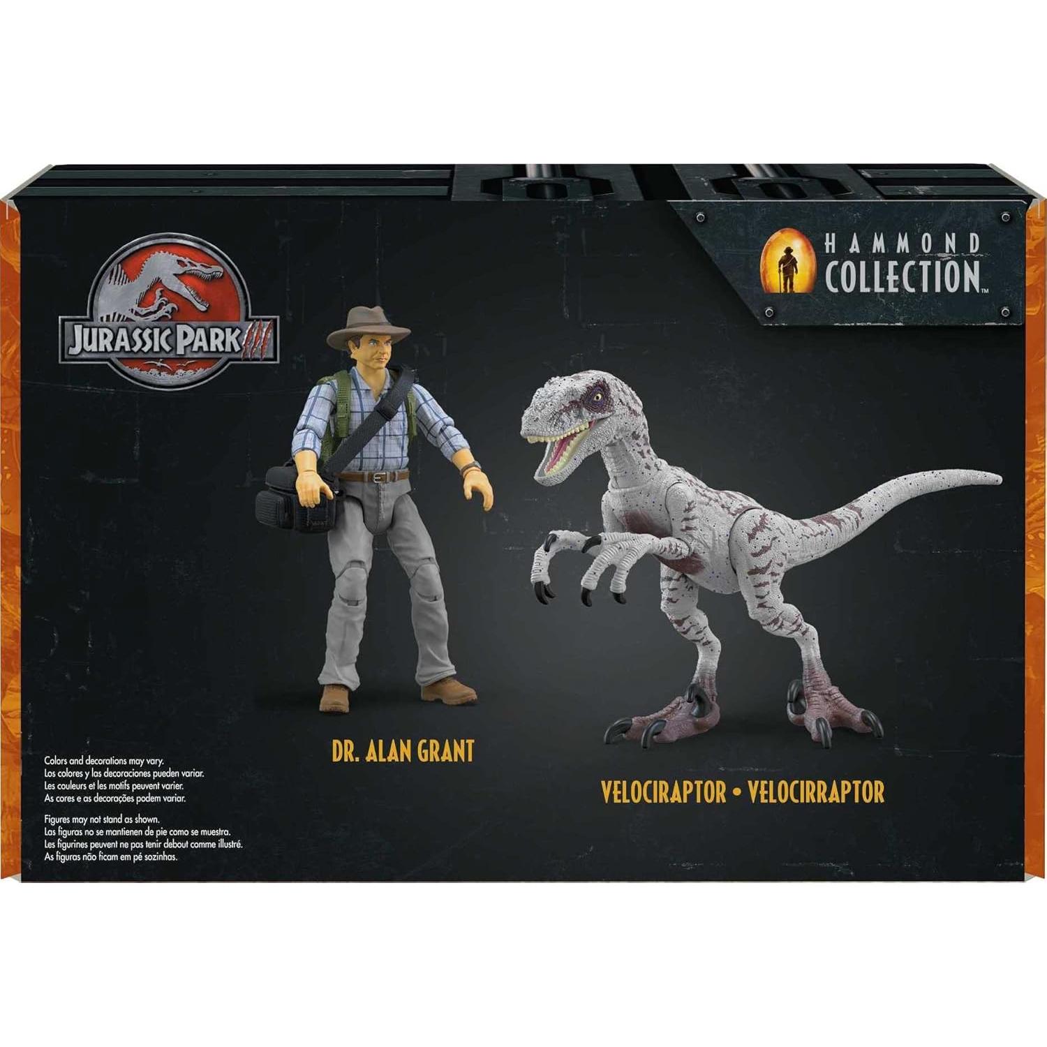 Conjunto de Figuras de Acción Mattel Jurassic World Dr. Alan Grant