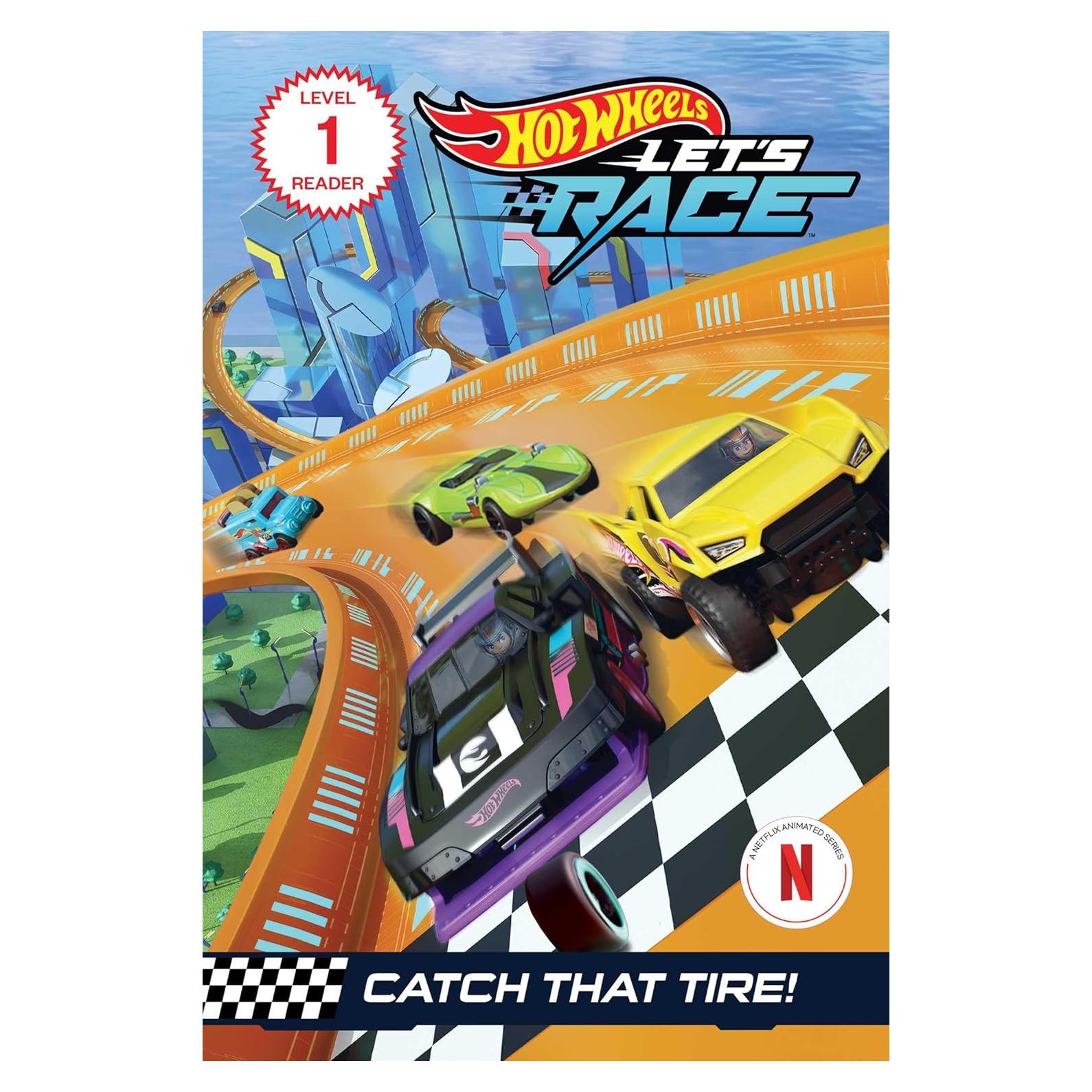 Hot Wheels Let's Race: Catch that Tire! (Mattel Reader, Level 1)