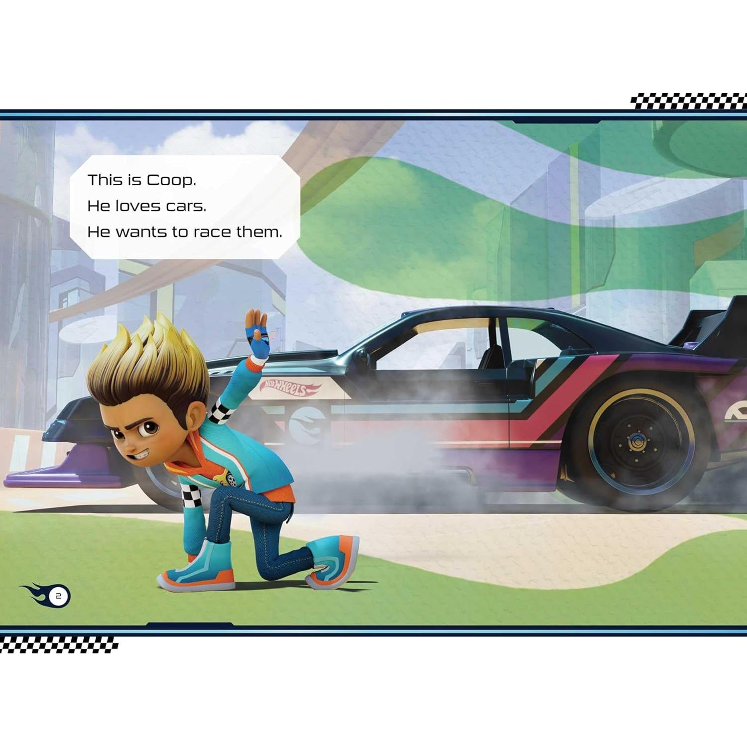 Hot Wheels Let's Race: Catch that Tire! (Mattel Reader, Level 1)