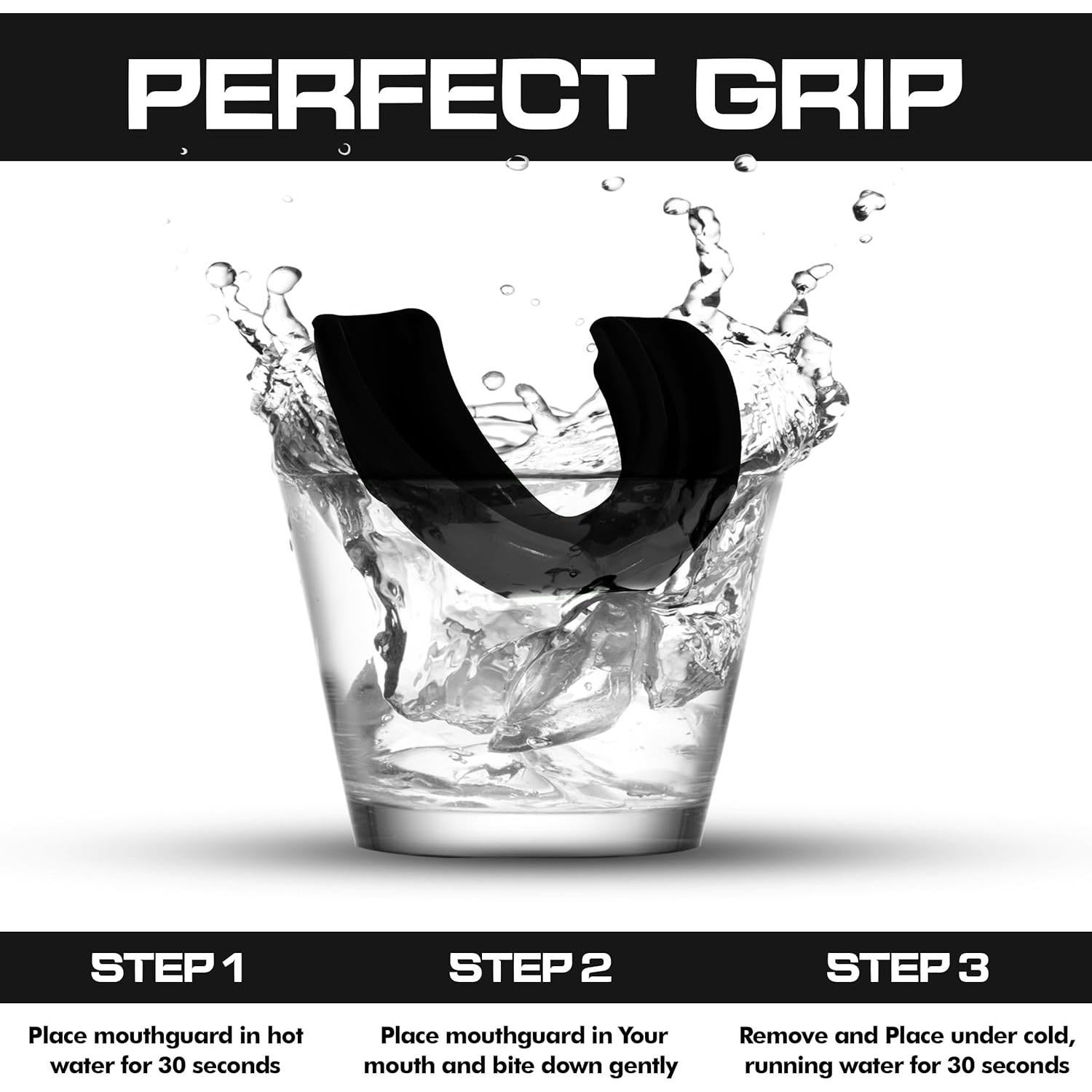 Protector Bucal Deportivo BSF IMPEX Negro para Boxeo y MMA